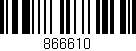 Código de barras (EAN, GTIN, SKU, ISBN): '866610'