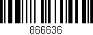Código de barras (EAN, GTIN, SKU, ISBN): '866636'