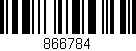 Código de barras (EAN, GTIN, SKU, ISBN): '866784'