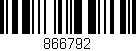 Código de barras (EAN, GTIN, SKU, ISBN): '866792'
