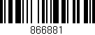 Código de barras (EAN, GTIN, SKU, ISBN): '866881'