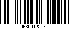 Código de barras (EAN, GTIN, SKU, ISBN): '86699423474'