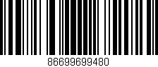Código de barras (EAN, GTIN, SKU, ISBN): '86699699480'