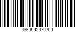 Código de barras (EAN, GTIN, SKU, ISBN): '8669983879700'
