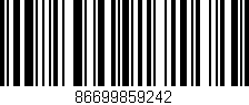 Código de barras (EAN, GTIN, SKU, ISBN): '86699859242'