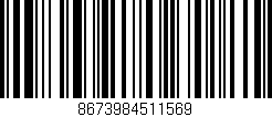 Código de barras (EAN, GTIN, SKU, ISBN): '8673984511569'