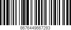 Código de barras (EAN, GTIN, SKU, ISBN): '8676449667283'