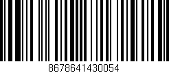 Código de barras (EAN, GTIN, SKU, ISBN): '8678641430054'