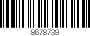Código de barras (EAN, GTIN, SKU, ISBN): '8678739'