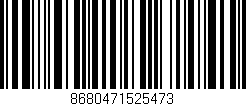 Código de barras (EAN, GTIN, SKU, ISBN): '8680471525473'