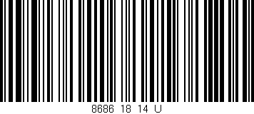 Código de barras (EAN, GTIN, SKU, ISBN): '8686_18_14_U'