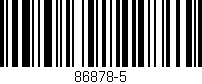Código de barras (EAN, GTIN, SKU, ISBN): '86878-5'