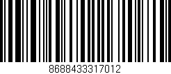 Código de barras (EAN, GTIN, SKU, ISBN): '8688433317012'