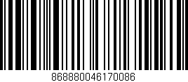 Código de barras (EAN, GTIN, SKU, ISBN): '868880046170086'