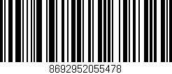 Código de barras (EAN, GTIN, SKU, ISBN): '8692952055478'