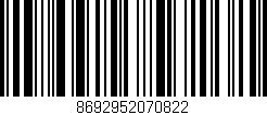 Código de barras (EAN, GTIN, SKU, ISBN): '8692952070822'