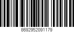 Código de barras (EAN, GTIN, SKU, ISBN): '8692952091179'