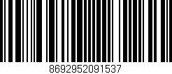 Código de barras (EAN, GTIN, SKU, ISBN): '8692952091537'