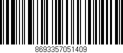 Código de barras (EAN, GTIN, SKU, ISBN): '8693357051409'