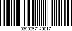 Código de barras (EAN, GTIN, SKU, ISBN): '8693357148017'