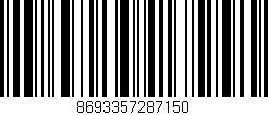 Código de barras (EAN, GTIN, SKU, ISBN): '8693357287150'