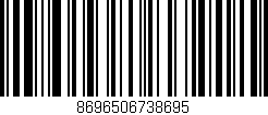Código de barras (EAN, GTIN, SKU, ISBN): '8696506738695'