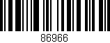 Código de barras (EAN, GTIN, SKU, ISBN): '86966'