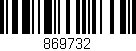 Código de barras (EAN, GTIN, SKU, ISBN): '869732'