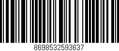 Código de barras (EAN, GTIN, SKU, ISBN): '8698532593637'