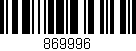 Código de barras (EAN, GTIN, SKU, ISBN): '869996'