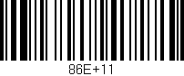 Código de barras (EAN, GTIN, SKU, ISBN): '86E+11'