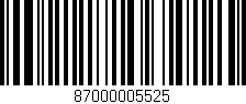 Código de barras (EAN, GTIN, SKU, ISBN): '87000005525'