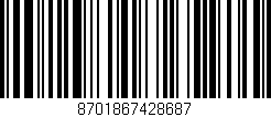 Código de barras (EAN, GTIN, SKU, ISBN): '8701867428687'