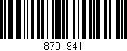 Código de barras (EAN, GTIN, SKU, ISBN): '8701941'