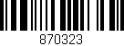 Código de barras (EAN, GTIN, SKU, ISBN): '870323'