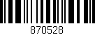 Código de barras (EAN, GTIN, SKU, ISBN): '870528'