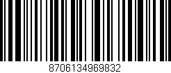 Código de barras (EAN, GTIN, SKU, ISBN): '8706134969832'