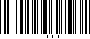 Código de barras (EAN, GTIN, SKU, ISBN): '87078_0_0_U'