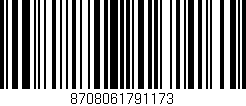 Código de barras (EAN, GTIN, SKU, ISBN): '8708061791173'