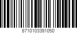 Código de barras (EAN, GTIN, SKU, ISBN): '8710103391050'