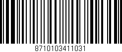 Código de barras (EAN, GTIN, SKU, ISBN): '8710103411031'