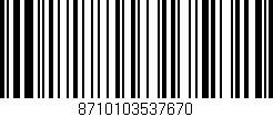 Código de barras (EAN, GTIN, SKU, ISBN): '8710103537670'