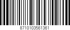 Código de barras (EAN, GTIN, SKU, ISBN): '8710103561361'