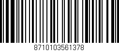 Código de barras (EAN, GTIN, SKU, ISBN): '8710103561378'
