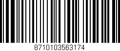 Código de barras (EAN, GTIN, SKU, ISBN): '8710103563174'