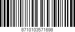 Código de barras (EAN, GTIN, SKU, ISBN): '8710103571698'
