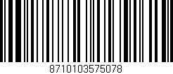 Código de barras (EAN, GTIN, SKU, ISBN): '8710103575078'