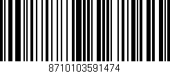 Código de barras (EAN, GTIN, SKU, ISBN): '8710103591474'