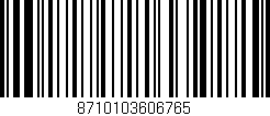 Código de barras (EAN, GTIN, SKU, ISBN): '8710103606765'