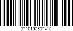Código de barras (EAN, GTIN, SKU, ISBN): '8710103607410'